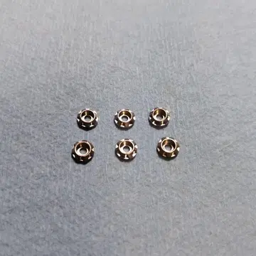미니 사륜구동 한정판 레어 2mm 둥근 나사용 하이 와셔 (6개)