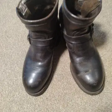 Chippewa 치페와 화이트 택 엔지니어 부츠 26cm