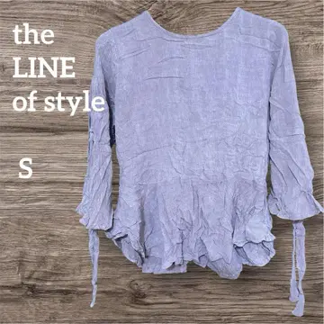 the LINE of style 7부 소매 블라우스 S 블라우스