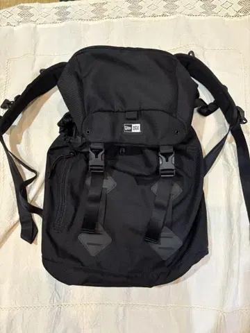 New Era 블랙 백팩 백팩