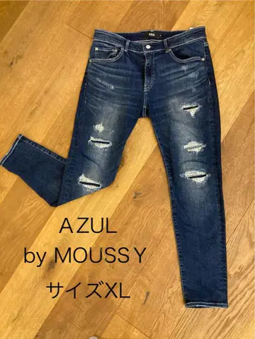 AZUL BY MOUSSY 아줄 마우지 데미지 가공 스키니 청바지