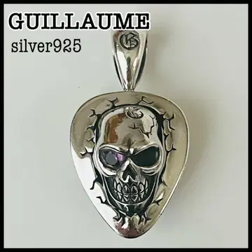 기롬 스컬 펜던트 탑 실버 925 GUILLAUME