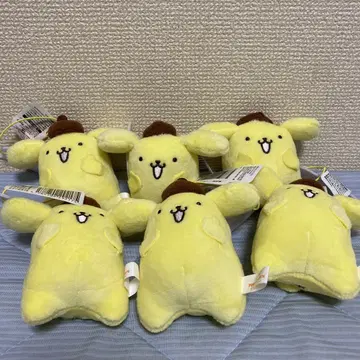 산리오 캐릭터즈 귀여운 한국어 마스코트 폼폼푸딩 5개 세트