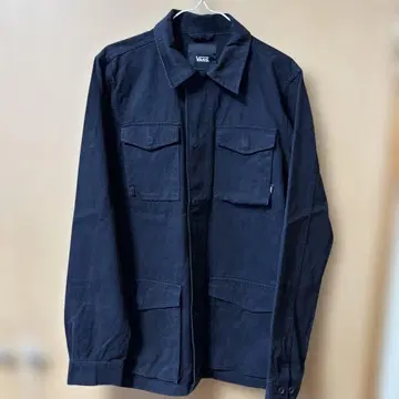 VANS 트레셔 자수 커버올 워크 자켓 블랙 S 사이즈