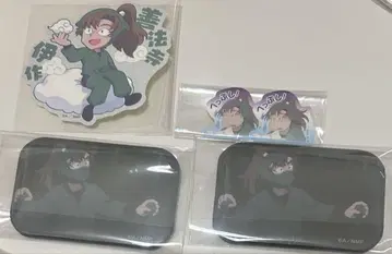 닌자 타마 젠포지 이사쿠 스티커 캔뱃지