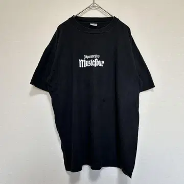 JAGERMEISTER 티셔츠 밴딩 티 락 티 블랙 L