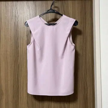 NOBLE 슬리브리스 탑 핑크