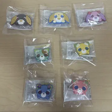 차 개 차 고양이 헤어 클립 세트.