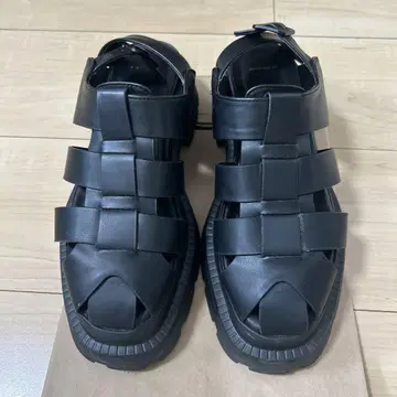 JEANASIS 구르카 샌들 통굽 샌들