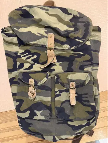 카모플라쥬 백팩 구제 의류