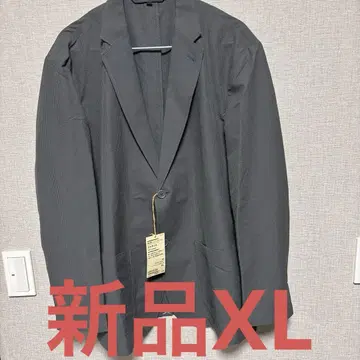 새상품 무인양품 스트레치 축구 남성용 자켓 XL 차콜 그레이