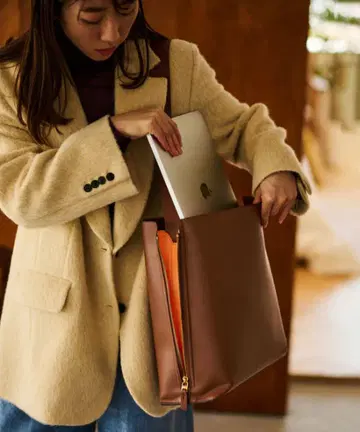 E'POR Y BAG Shoulder L (사이드 지퍼 숄더백)