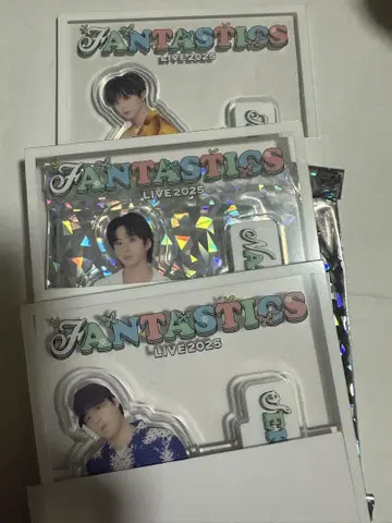 FANTASTICS LIVE 2025 아크릴 스탠드 3개 세트