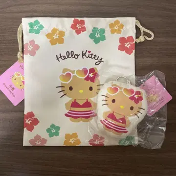 헬로키티 일광화상 키티 복조리 쿠션 키링 세트