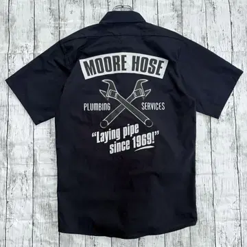 US 구제 의류 SPIRIT MOORE HOSE 워크 셔츠