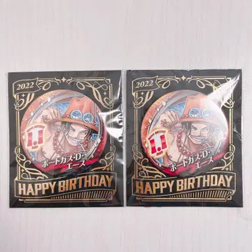 원피스 생일 캔뱃지 에이스 점프샵 2022