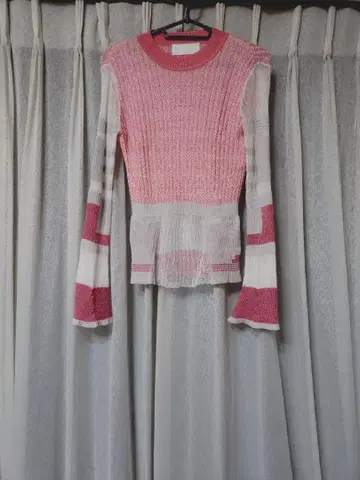 mame kurogouchi 페플럼 니트