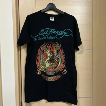 Ed Hardy 프레임 드래곤 티셔츠 S 사이즈