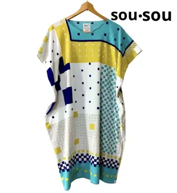 소우소우 다카시마 수축 직사각형 옷 sousou