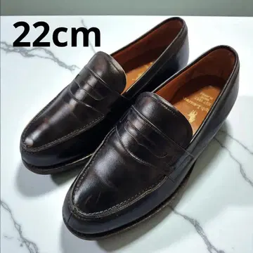 22cm 랄프 로렌 로퍼 가죽 블랙