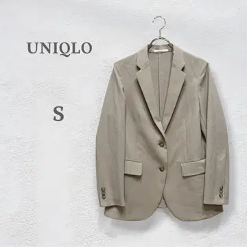 유니클로 UNIQLO 감동 자켓 릴랙스 핏 정장 자켓 베이지 S