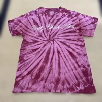 DGK 타이다이 티셔츠 S 사이즈 마룬