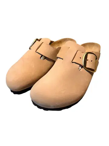24.5 새상품급! 버켄스탁 보스턴 스웨이드 BIRKENSTOCK
