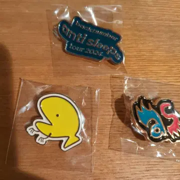 백 넘버 핀 배지