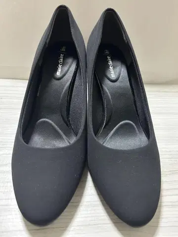 마리 클레어 비스 블랙 펌프스 23.5cm 패브릭 타입