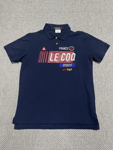 LE COQ SPORTIF 골프 피케 셔츠 네이비