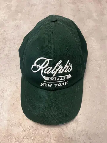 Ralph's Coffee 다크 그린 야구 모자