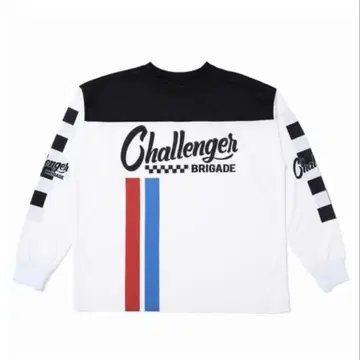 CHALLENGER L/S RACING TEE 화이트 L 사이즈