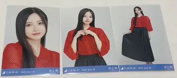 노기자카46 브로마이드 이노우에 카즈 메쉬 니트 3종 컴프