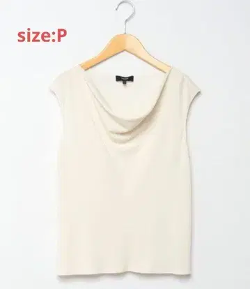 Theory POWDER CREPE SS COWL TOP 블라우스