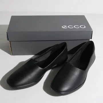 23.5cm ECCO SIMPIL 가죽 로퍼 플랫 슈즈