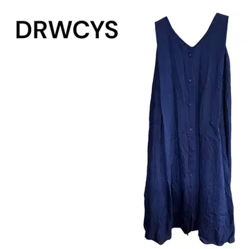 DRWCYS 롱 원피스 네이비 리조트