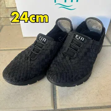 핀 핀 메쉬 스니커즈 슬리퍼 24cm
