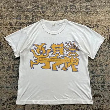 80s 레드 핫 칠리 페퍼스 밴드 t 빈티지 렛치리 검 90s