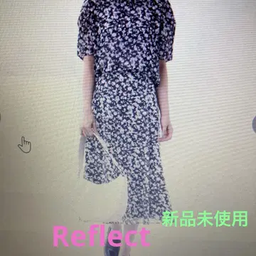 새상품 Reflect 블라우스, 스커트 셋업 M 사이즈 블랙