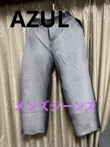 AZUL BY MOUSSY 그레이 스트레이트 데님 F 사이즈