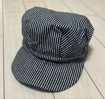 컨디션 최상 80년대 미국 히코리 데님 헌팅 캡 프리 빈티지