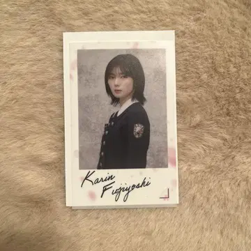 사쿠라자카46 클리어 스티커 후지요시 카린