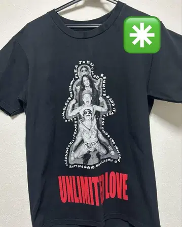 렛치리 티셔츠 unlimited love 반팔 M 사이즈