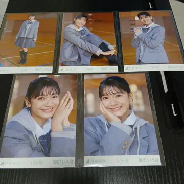 노기자카46 오쿠다 이로하 '17분' 브로마이드 5장 세트 컴프