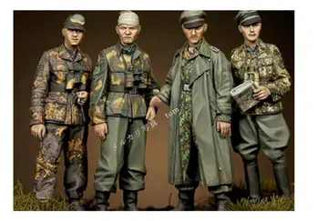 스케일 1/35 독일군 무장 친위대 기갑 사단 4개 레진 키트