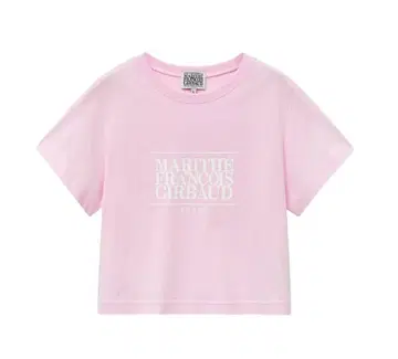 Marithe W CLASSIC LOGO CROP TEE S 사이즈