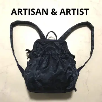아티산 & 아티스트 백팩 컴팩트 미니 백팩 네이비 사용하기 편한