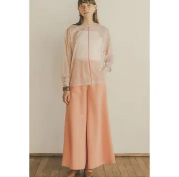 클라네 GEORGETTE LOOSE WIDE PANTS