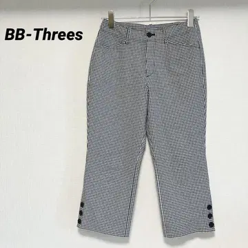 BB-Threes 비스리 크롭 팬츠 깅엄 체크 L
