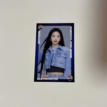 BABYMONSTER 아현 펩시 트레이딩 카드